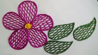 Hand Embroidery Net Embroidery [upl. by Carri]