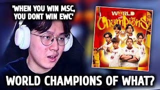 WORLD CHAMPIONS OF WHAT MIRKO ON PEOPLE CALLING MSC CHAMP SRG A WORLD CHAMP [upl. by Ilera]