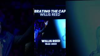 A Moment Of Silence For quotThe Captainquot Willis Reed In MSG 🙏  shorts [upl. by Darej]