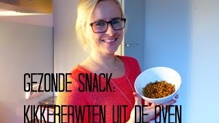 Gezonde snack  Kikkererwten uit de oven [upl. by Ardnasyl]