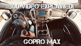 360 Camera  footage and editing explained GoPro Max [upl. by Rednael]