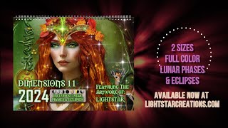 2024 Dimensions 11 Wall Calendar By Lightstar [upl. by Fianna]