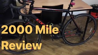 Carrera Virtuoso Road Bike 2019 Edition 1 Year Review  2000 Miles [upl. by Skiest]