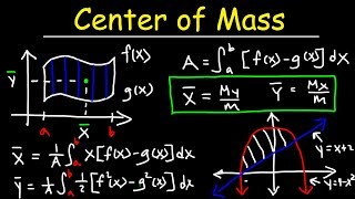 Center of Mass amp Centroid Problems  Calculus [upl. by Mariande]