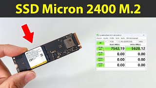 SSD Micron 2400 NVMe M2 2280 512GB1TB2TB – Teste de velocidade de leitura e escrita 4500 MBs [upl. by Lemert719]