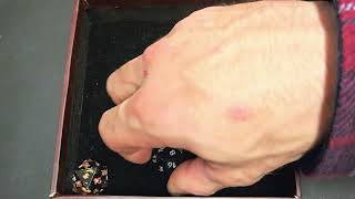 Pixels Dice Comparison Onyx Black D20 vs Clear D20 [upl. by Nannette900]