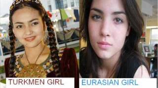 TurkmenUzbeksUyghurs turks are eurasians [upl. by Akkinahs]