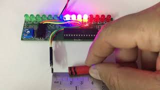 Playing with DRV5053 Linear Hall Effect Sensor and Arduino bargraph display [upl. by Blumenfeld]