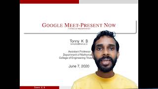 Google Meet  3 types of Screen sharingMalayalam [upl. by Koral]