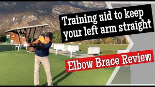 Golf Elbow Brace  Product Review [upl. by Ayerim]