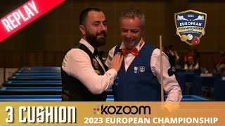 3 Cushion  European Championship Antalya 2023  Dick JASPERS NED vs Berkay KARAKURT TUR [upl. by Gayleen]