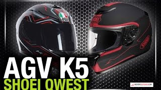 AGV K5 vs SHOEI QWEST Karşılaştırması MotosikletAksesuarlaricom MotosikletAksesuarlaricom da [upl. by Luiza800]