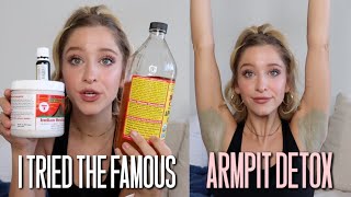 I Tried the Famous Armpit Detox cuz My Armpits are Purging  Margie Mays [upl. by Verla]