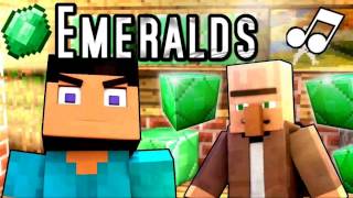 Minecraft Emeralds Parody Lyrics [upl. by Doowle]