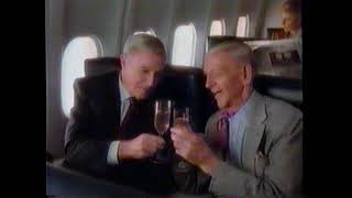 1986 Western Air quotFred Astaire amp Gean Kelly  Its the only way to flyquot TV Commercial [upl. by Akeenat542]