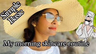 My non sponsored morning skincare routine Hyperpigmentation open pores  GRWM  Asvi Malayalam [upl. by Audres]