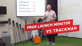 How Does the PRGR Launch Monitor Compare to Trackman [upl. by Meerak]