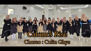 Calums Rise  Line Dance  Lanata Line Dance [upl. by Rowen]