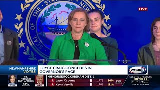 Joyce Craig concedes New Hampshire governors race [upl. by Ycat]