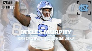 Myles Murphy  𝟠  North Carolina Tar Heels DL [upl. by Qahsi]