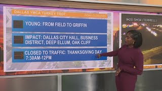 Dallas Turkey Trot traffic closures you need to know [upl. by Oiluj]