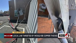 Albuquerque lab targeted by wouldbe copper thieves [upl. by Rotceh]