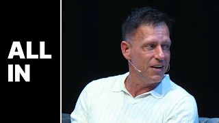 Peter Thiel  AllIn Summit 2024 [upl. by Nylyahs]