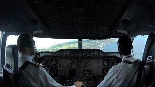 A310 cockpit view landing at Madeira  Funchal [upl. by Vod]