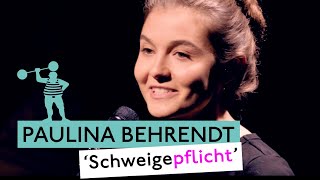 Paulina Behrendt  Schweigepflicht  Poetry Slam TV [upl. by Hurwitz96]