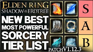 Shadow of the Erdtree  New Best HIGHEST DAMAGE Sorcery in Game Tier List Ranked Guide  Elden Ring [upl. by Meek92]