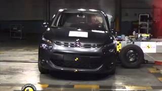 Краш тест Citroen C4 Picasso 2013 Crash test [upl. by Azirb]