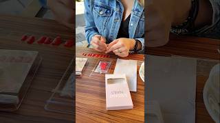 MIAM FĂCUT UNGHIILE LA CAFEA💅🤫☕ fypシ nails romania viral unghii shortvideo [upl. by Najtsirk]