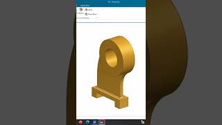 Different orthographic projection view in NX siemens projections drawing ytshort [upl. by Esserac]