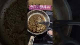 豚丼底辺期間工 ぼっち飯朝飯 [upl. by Pammie]