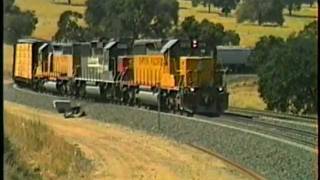 What Happens When A Train Has No Helpers Up Tehachapi [upl. by Sualkcin]