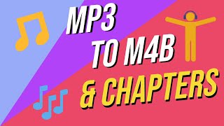 How to convert MP3 to M4b and add chapters Audiobooks 2021 [upl. by Seidule]