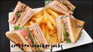 How to Make Club Sandwiches  Club Sandwich Recipe [upl. by Llednov678]