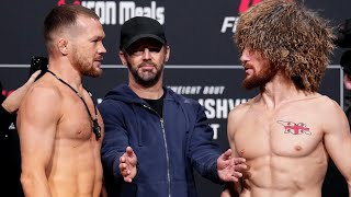 UFC Las Vegas WeighIn Faceoffs [upl. by Ativak]