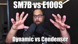 Shure SM7b vs CAD E100S  Dynamic vs Condenser [upl. by Zobkiw827]