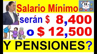 AUMENTO SALARIO MINIMO  8400 0  125000 PARA 2025 PENSIONES BENEFICIADAS Y PENSION BIENESTAR [upl. by Aiclid]