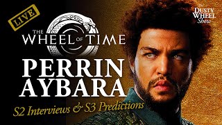 Perrin Aybara  The Wheel of Time Season 2 Review and Interviews plus Season 3 Predictions Live [upl. by Lebar]