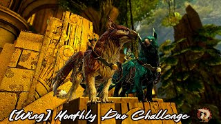 Wing Monthly Flying Challenge  Auric Adventure  Duo Griffon Route  Guild Wars 2 [upl. by Ahsonek]