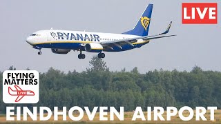 LIVE PlaneSpotting 🔴 EINDHOVEN AIRPORT Departures arrivals live atc [upl. by Vasta453]