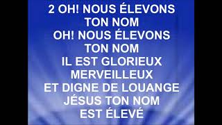 NOUS ÉLEVONS TON NOM  Gwen Dressaire amp Hosanna Alive Music [upl. by Seiber778]