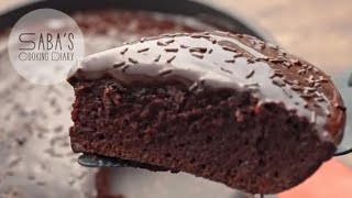 Super Moist Chocolate Cake with Easiest Ingredients  No oven No Milk No Eggs [upl. by Celine238]