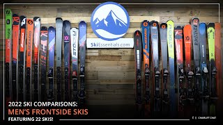 2022 Mens Frontside Ski Comparison with SkiEssentialscom [upl. by Barbey]