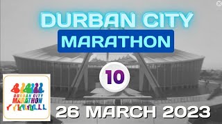 Durban City Marathon 2023  10KM Route [upl. by Hsevahb]