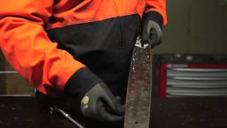 ECC1  Guide bar maintenance European Chainsaw Certificate [upl. by Aelc]