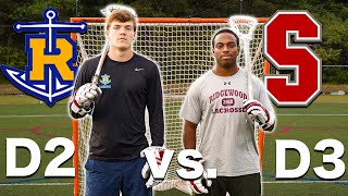 D2 VS D3 LACROSSE CHALLENGE [upl. by Backler]