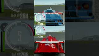 assoluto racing drag race nissan r390 gt1 vs toyota gt one ts020 assolutoracing [upl. by Odella173]